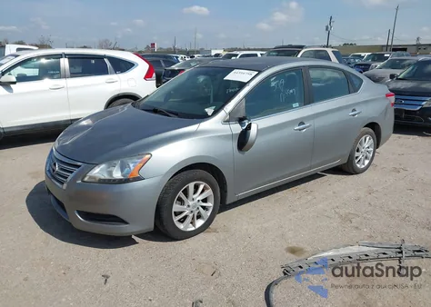 2013 Nissan Sentra Sv z USA, uszkodzony, nr VIN 3N1AB7AP3DL712632